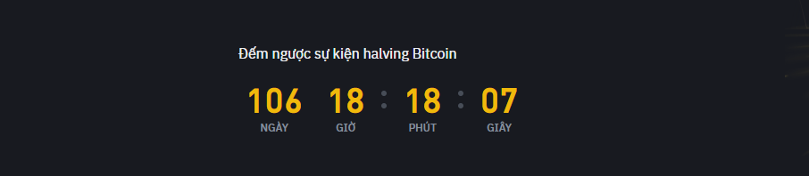 bitcoin halving dự kiến vào tháng 4 năm 2024